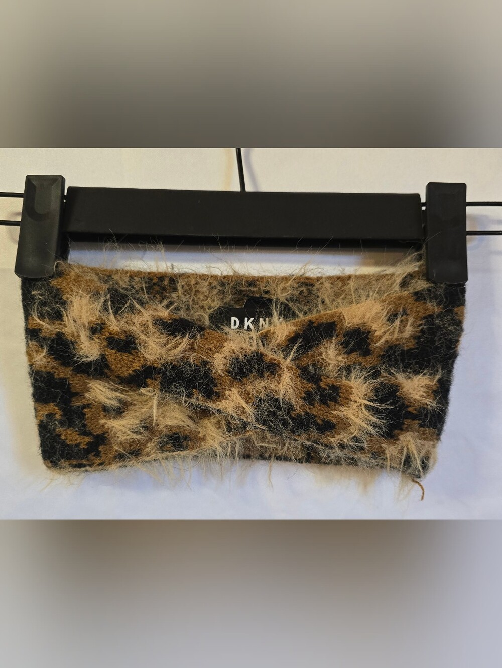 DKNY Knit Wide Headband Turban Headwrap